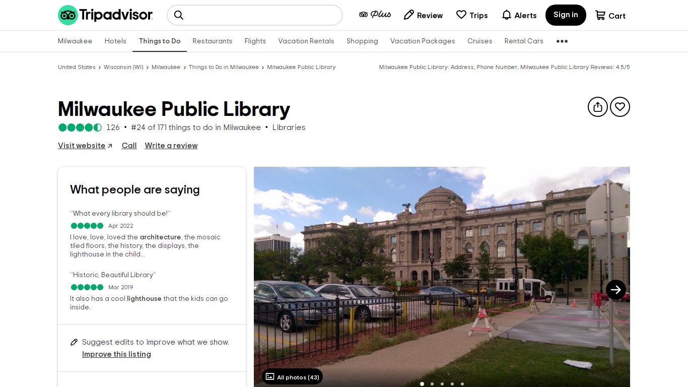 Milwaukee Public Library - All You Need to Know BEFORE You Go - Tripadvisor